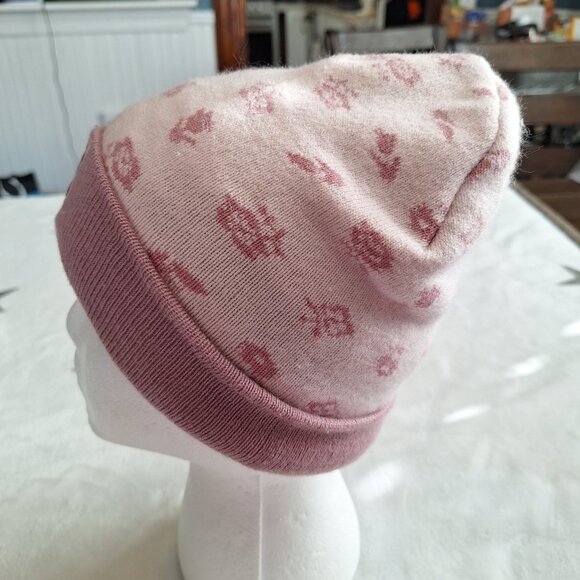 2020 Animal Crossing Herizons Stocking Cap Beanie Celeste Pink Owl Flowers Hat - Picture 5 of 7